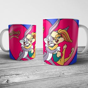 Pixxa Model 6 Bugs ve Lola Bunny Kupa Bardak