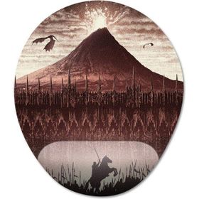 Pixxa Model 6 Oval Marjinal Yüzüklerin Efendisi - Lord of the Rings Bilek Destekli Mouse Pad