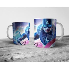 Pixxa Model 7 Captain America Kaptan Amerika Kupa Bardak