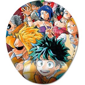 Pixxa Model -7 Oval My Hero Academia Bilek Destekli Mouse Pad