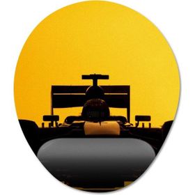 Pixxa Model -9 Oval Formula 1 Bilek Destekli Mouse Pad