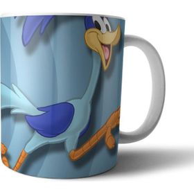 Pixxa Model Road Runner ve Bugs Bunny Kupa Bardak