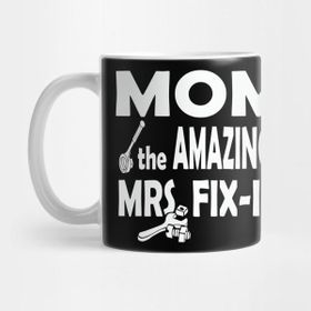 Pixxa Mom The Amazing Mrs. Fix-It Fun Handyman Gift For Mom Mother Handywoman Gifts Kupa Bardak