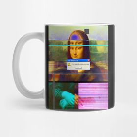 Pixxa Mona Lisa Bozuk Kupa Bardak
