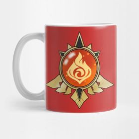 Pixxa Mondstat Pyro Genshin Impact Kupa Bardak