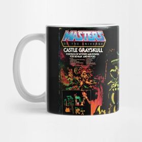 Pixxa Motu Castle Grayskull Box Art Kupa Bardak