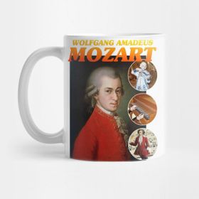 Pixxa Mozart Rap Wolfgang Amadeus Mozart Cool Vintage Retro 90s Graphic Band T-Shirt Kupa Bardak