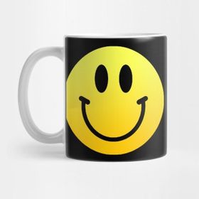 Pixxa Mr Happy Smiley Face Positive Cute Kupa Bardak