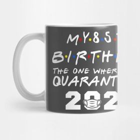 Pixxa My 85TH Birthday The One Where I Was Quarantined 2020 Quarantine Gift Kupa Bardak