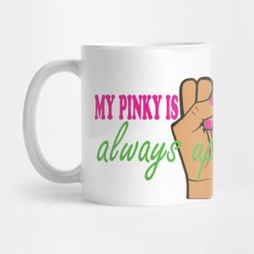 Pixxa My Pinky Is Always Up Kupa Bardak
