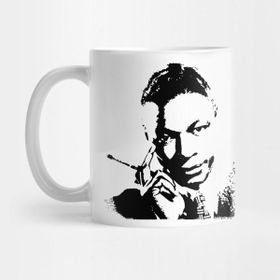 Pixxa Nat King Cole Pop Art Portrait Kupa Bardak