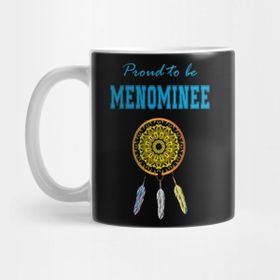 Pixxa Native American Menominee Three Feathers Kupa Bardak