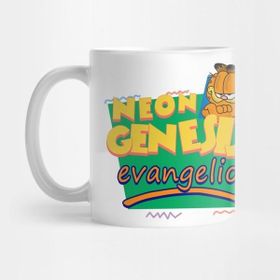 Pixxa Neon Genesis Evangelion Meets Garfield And Friends Kupa Bardak