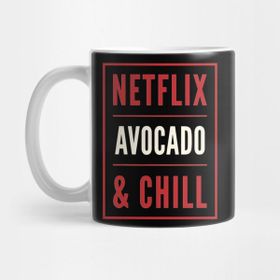 Pixxa Netflix Avocado And Chill Kupa Bardak