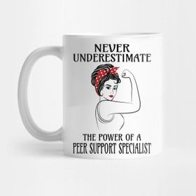 Pixxa Never Underestimate Peer Support Specialist Kupa Bardak