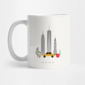 Pixxa New York City Nyc Skyline Kupa Bardak