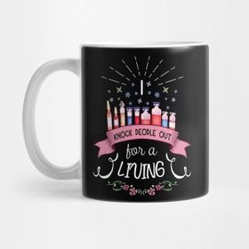 Pixxa Nurse Anesthesiologist Funny Crna Gift Kupa Bardak