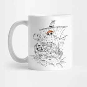 Pixxa One Piece Going Merry Go Kupa Bardak