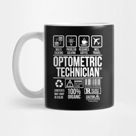 Pixxa Optometric Technician T-Shirt Job Profession dw Kupa Bardak