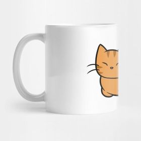 Pixxa Orange Striped Cat Kupa