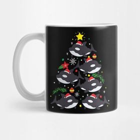 Pixxa Orca Christmas Ornament Perfect Gift Kupa Bardak
