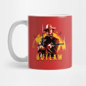Pixxa Outlaw Clint Eastwood Kupa Bardak