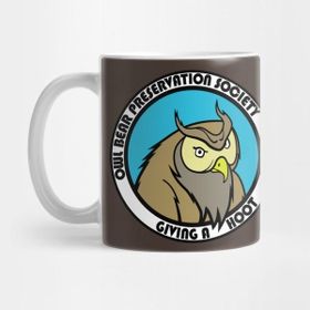Pixxa Owl Bear Preservation Society Kupa Bardak