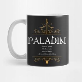 Pixxa Paladin Paladins Warrior Dungeons Crawler And Dragons Slayer Kupa Bardak