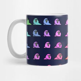 Pixxa Party Parrot Rainbow Kupa Bardak