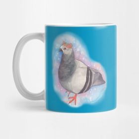 Pixxa Pastel Flower Crown Pigeon Kupa Bardak
