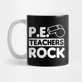 Pixxa Pe Teacher Shirt Teachers Rock Gift Kupa Bardak