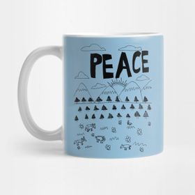 Pixxa Peace Barış Kupa Bardak