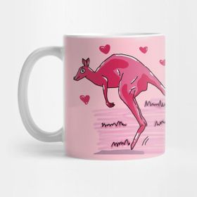 Pixxa Pembe Kanguru Kupa Bardak
