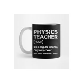Pixxa Physics Teacher Fizik Öğretmeni Kelime Anlamı Kupa Bardak
