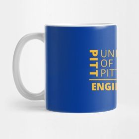 Pixxa Pitt University Of Pittsburgh Engineering (Gold) Kupa Bardak