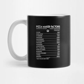 Pixxa Pizza Maker T Shirt - Daily Factors 2 Gift Item Tee Kupa Bardak