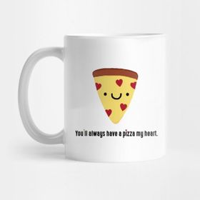Pixxa Pizza My Heart Kupa Bardak