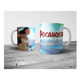 Pixxa Pocahontas Portrait Kupa Bardak