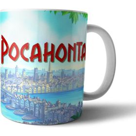 Pixxa Pocahontas Portrait Kupa Bardak