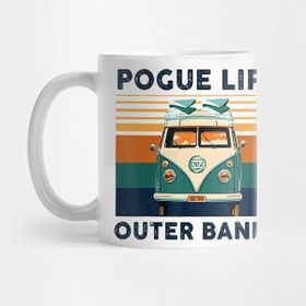 Pixxa Pogue Life Outer Banks Retro Vintage Kupa Bardak
