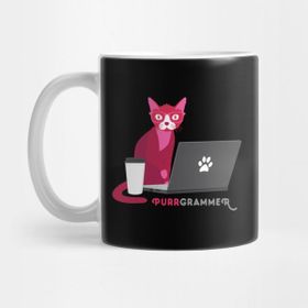 Pixxa Programcı Kedi Programlama Kupa Bardak