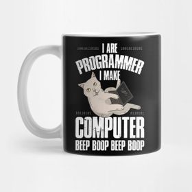 Pixxa Programcı Kedi Programlama Kupa Bardak
