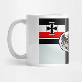 Pixxa Prussia War Flag Kupa Bardak