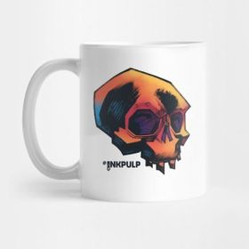Pixxa Psychedelic Inkpulp Skull 1 Kupa Bardak