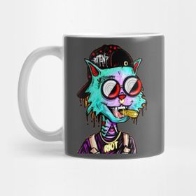 Pixxa Psychokıttıes Crypto Dreamer Kupa Bardak