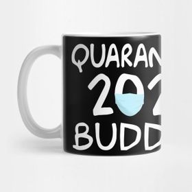 Pixxa Quarantine 2020 Buddies Funny Quarantine Gift Idea Kupa Bardak