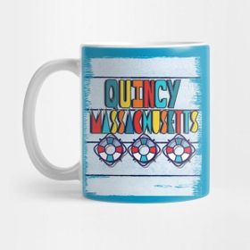 Pixxa Quincy Massachusetts Nautical Deck Theme Kupa Bardak