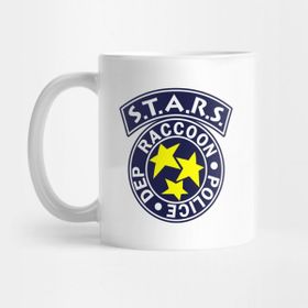 Pixxa Raccoon Police Department - Resident Evil Kupa Bardak