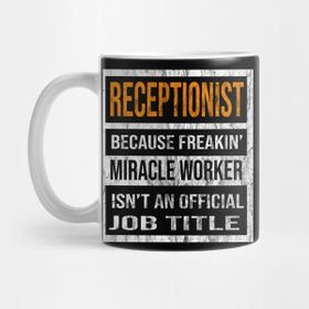 Pixxa Receptionist Resepsiyonist Kelime Anlamı Kupa Bardak