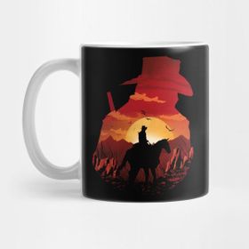 Pixxa Red Sunset Red Dead Redemption Kupa Bardak